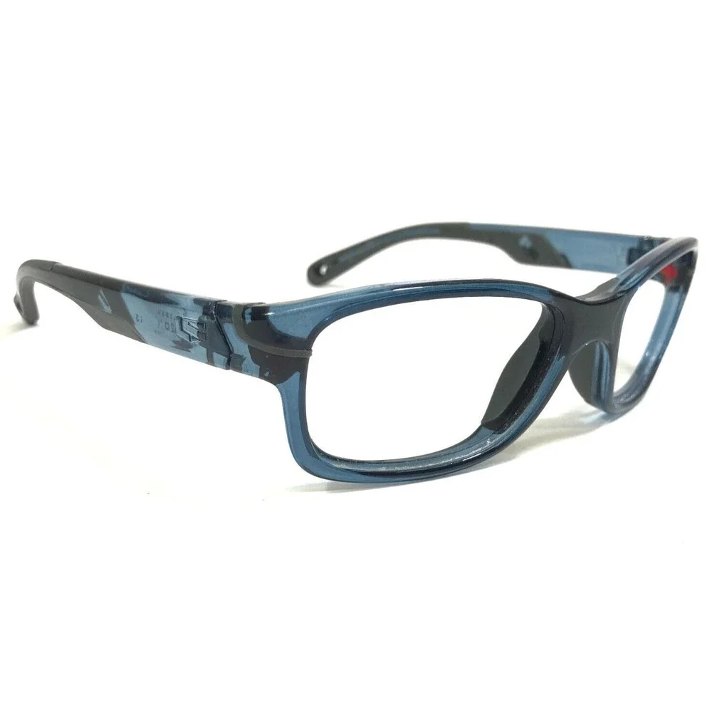 Rec Specs Athletic Goggles Frames Y10 651 Clear Blue Square Full Rim 52-16-125